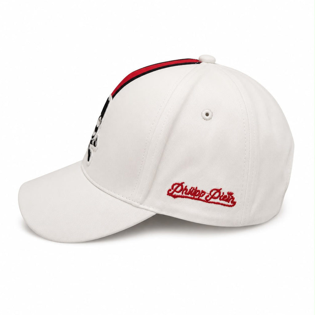 PP Skull Cap – White / Red