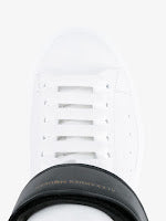 Alexander McQueen Black and White Oversized High-Top Sneakers
