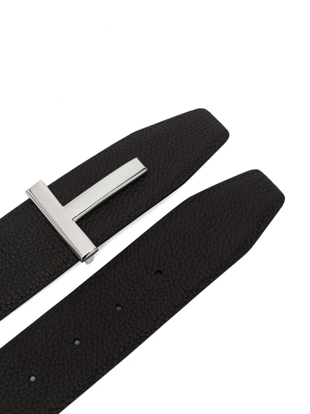 TOM FORD - Reversible Strap with Brand Logo Buckle