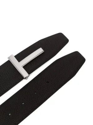 TOM FORD - Reversible Strap with Brand Logo Buckle