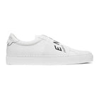 Givenchy White Elastic Urban Street Sneakers