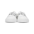 Givenchy White Elastic Urban Street Sneakers