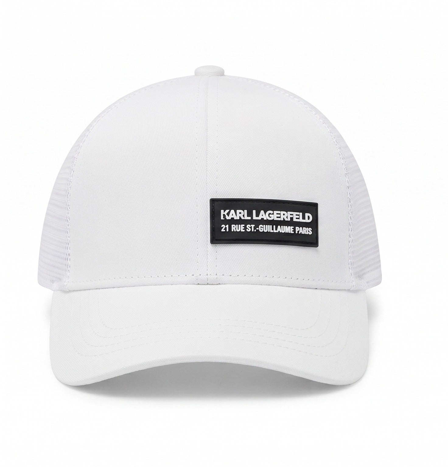 Karl Lagerfeld Mesh Trucker Cap – White