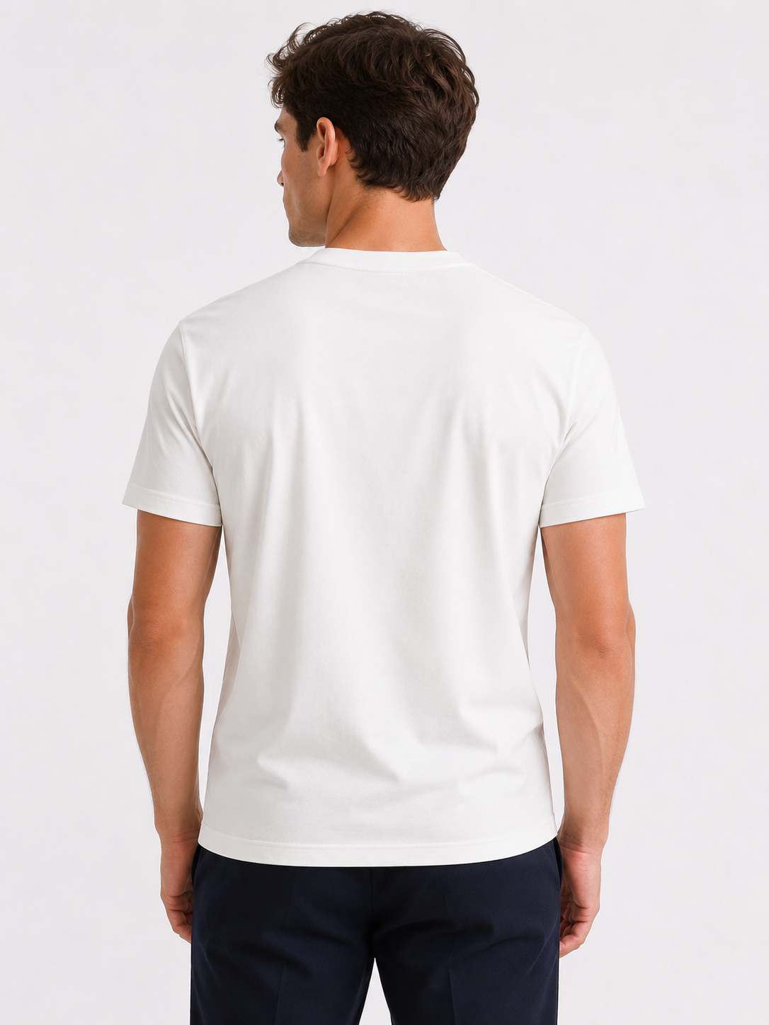 White Equestrian Embroidered T-Shirt