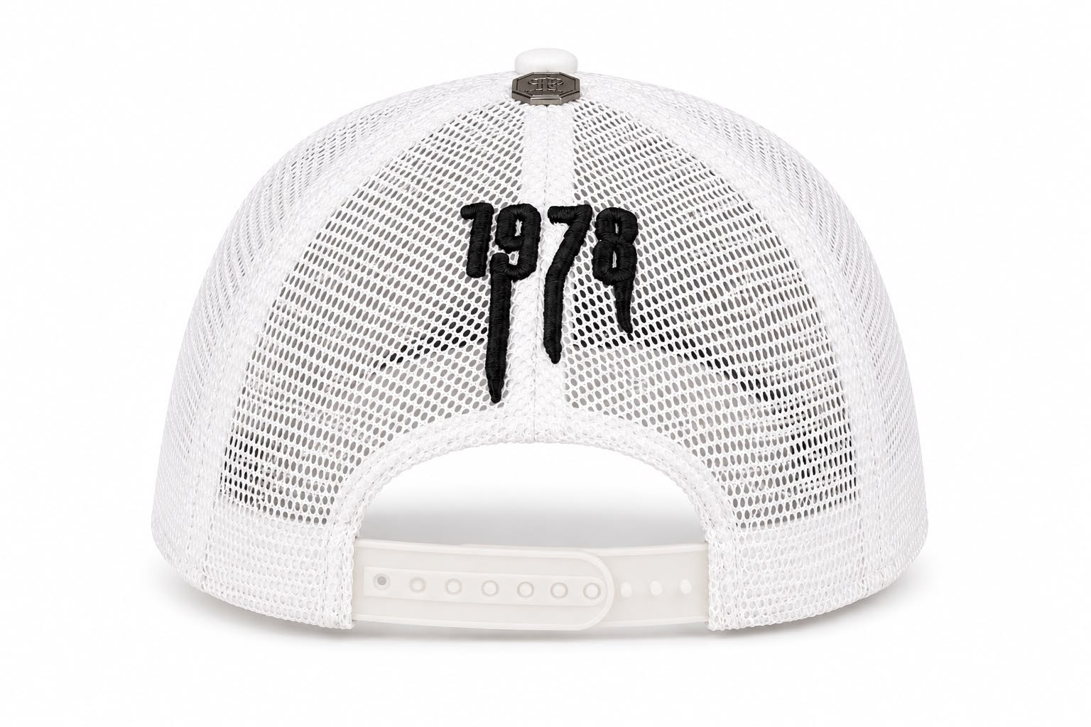 P.P Mesh Skull Cap – White