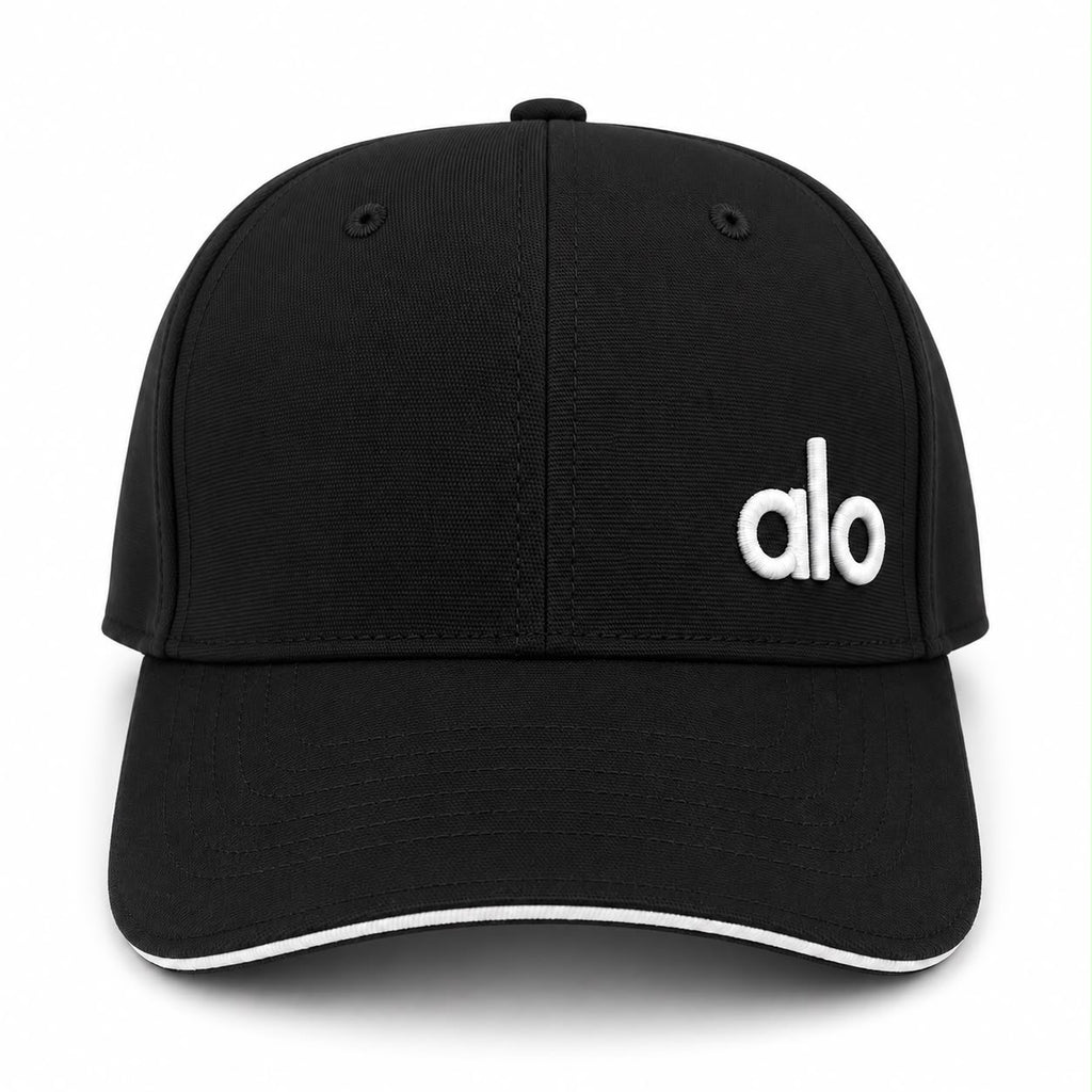 Alo Logo Cap – BLACK