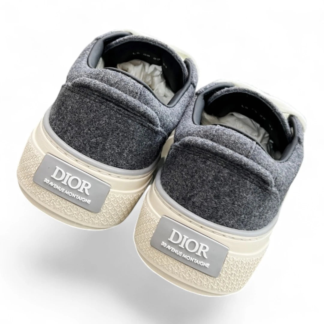 DIOR b23 low "Dior my real friends" dark grey suede