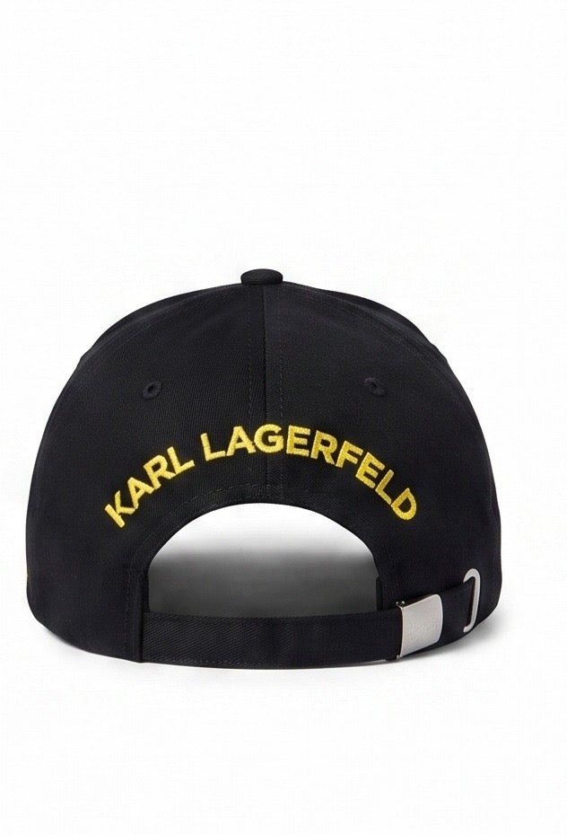 Karl Lagerfeld Icon Cap – Black
