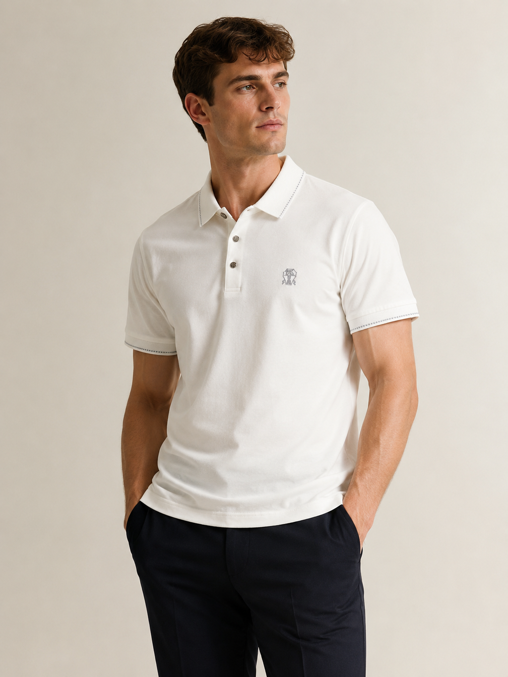 Brunello Cucinelli Textured Polo