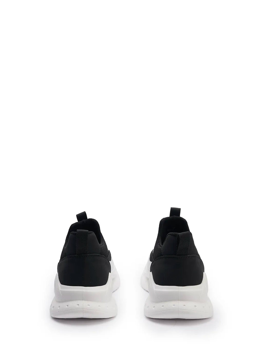 MONCLER Black & White Slip-On Sneaker