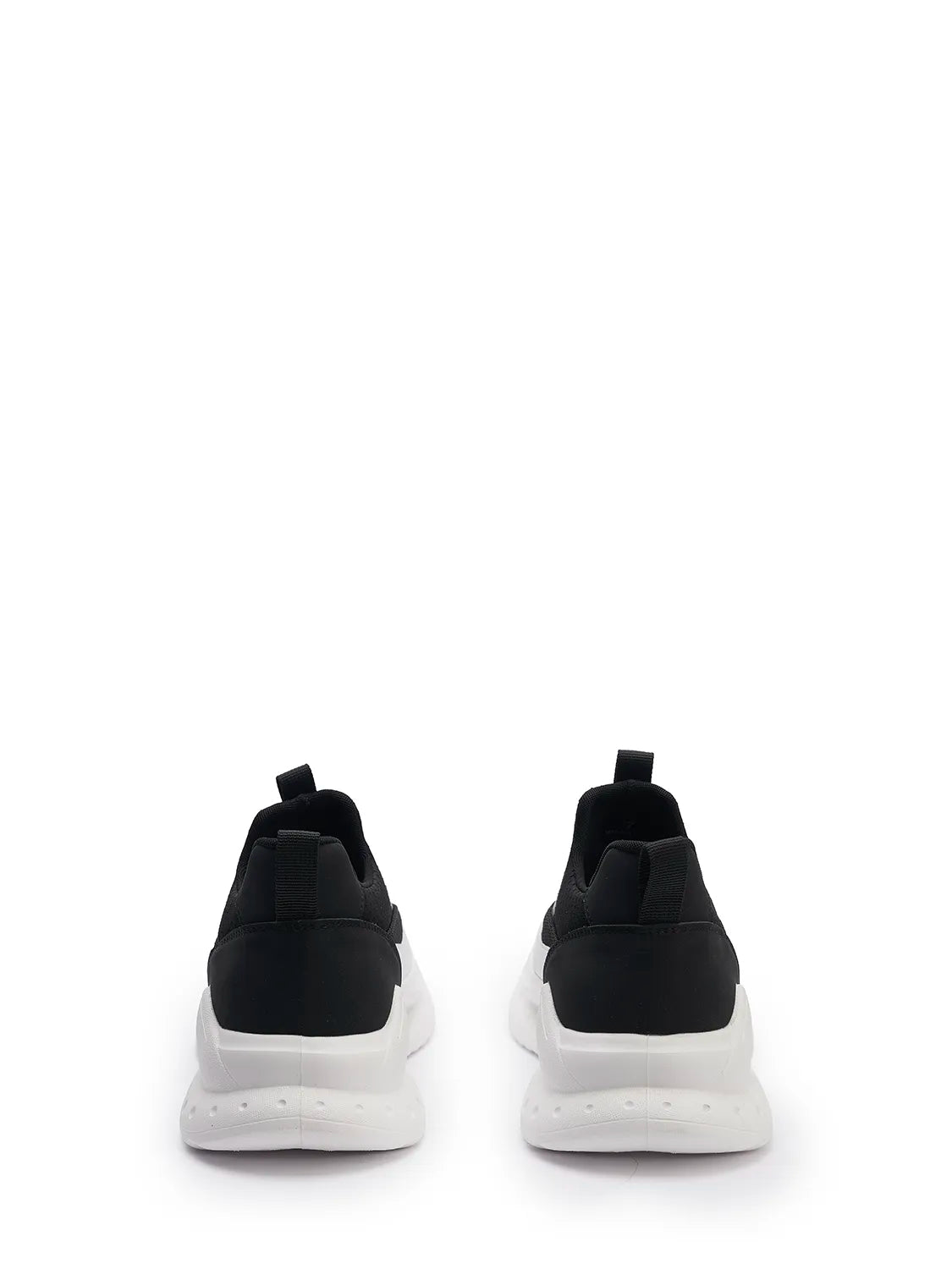 MONCLER Black & White Slip-On Sneaker