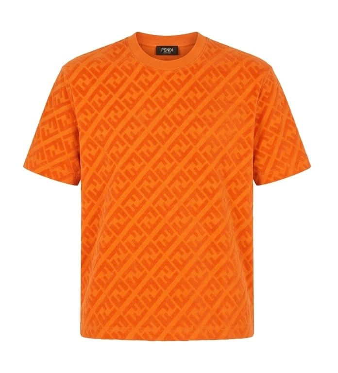 Fendi Orange FF Monogram T-Shirt