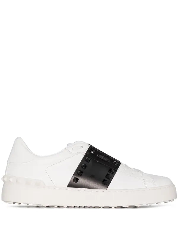 Valentino - Rocksted leather sneakers