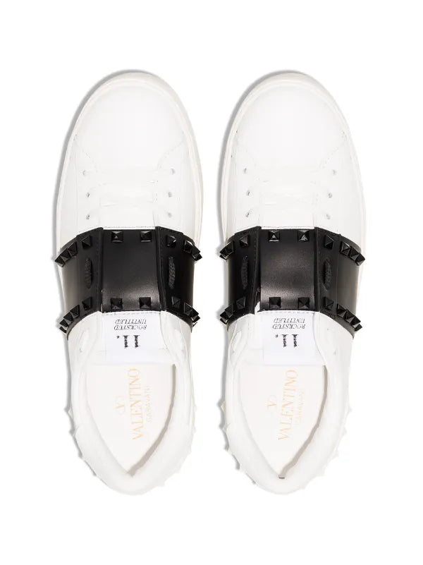 Valentino - Rocksted leather sneakers