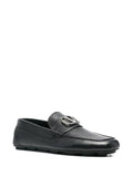 VLogo Signature leather driving shoes