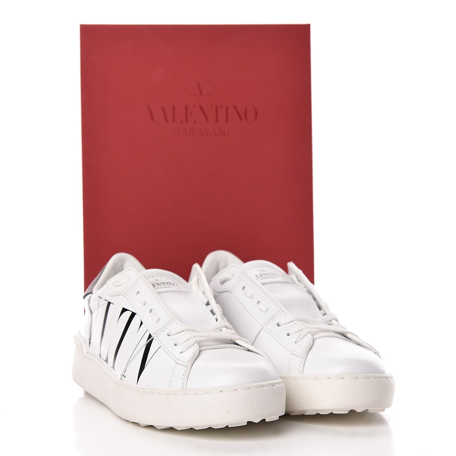 VALENTINO GARAVANI
Calfskin VLTN Rockstud Open Sneakers
