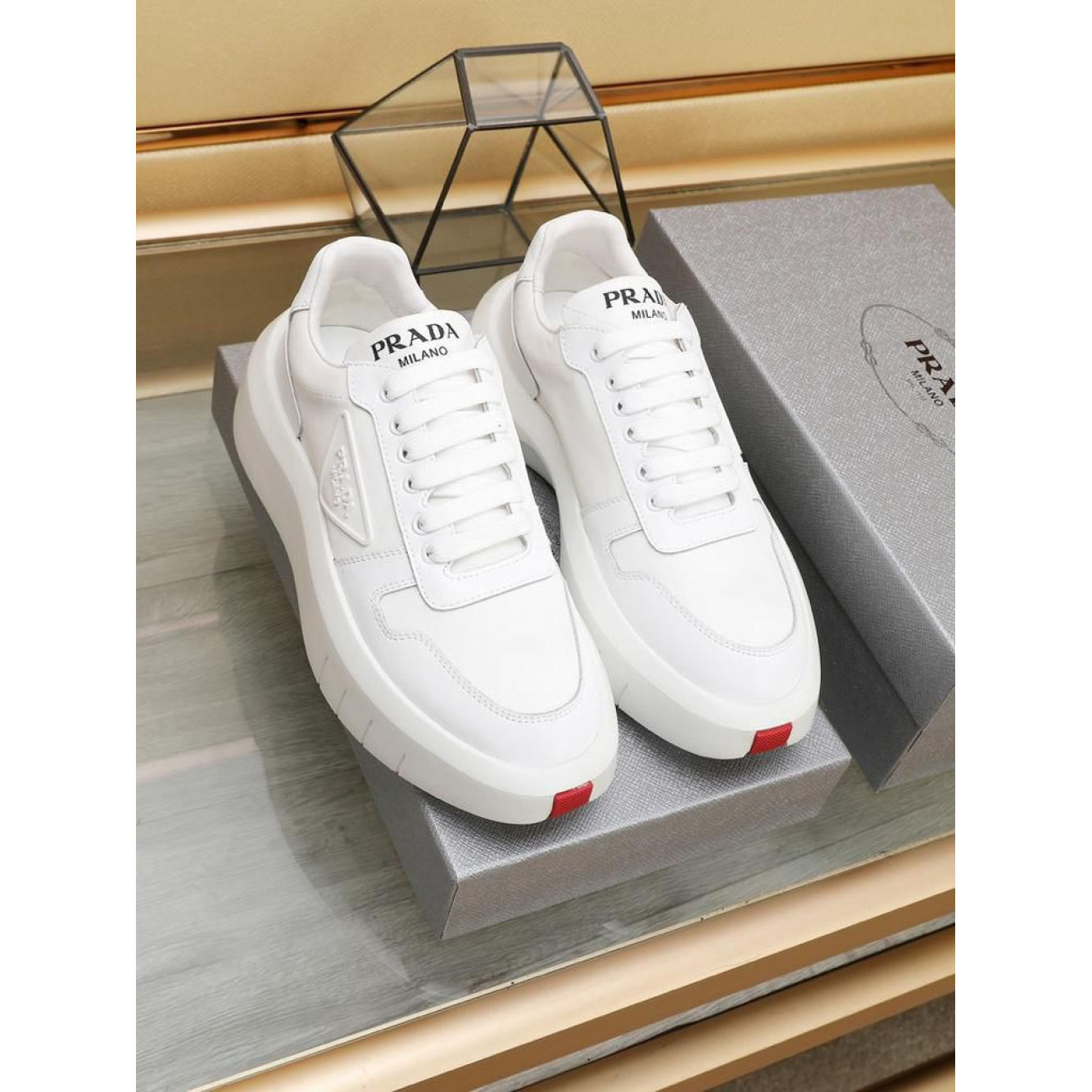 Prada White Sneakers