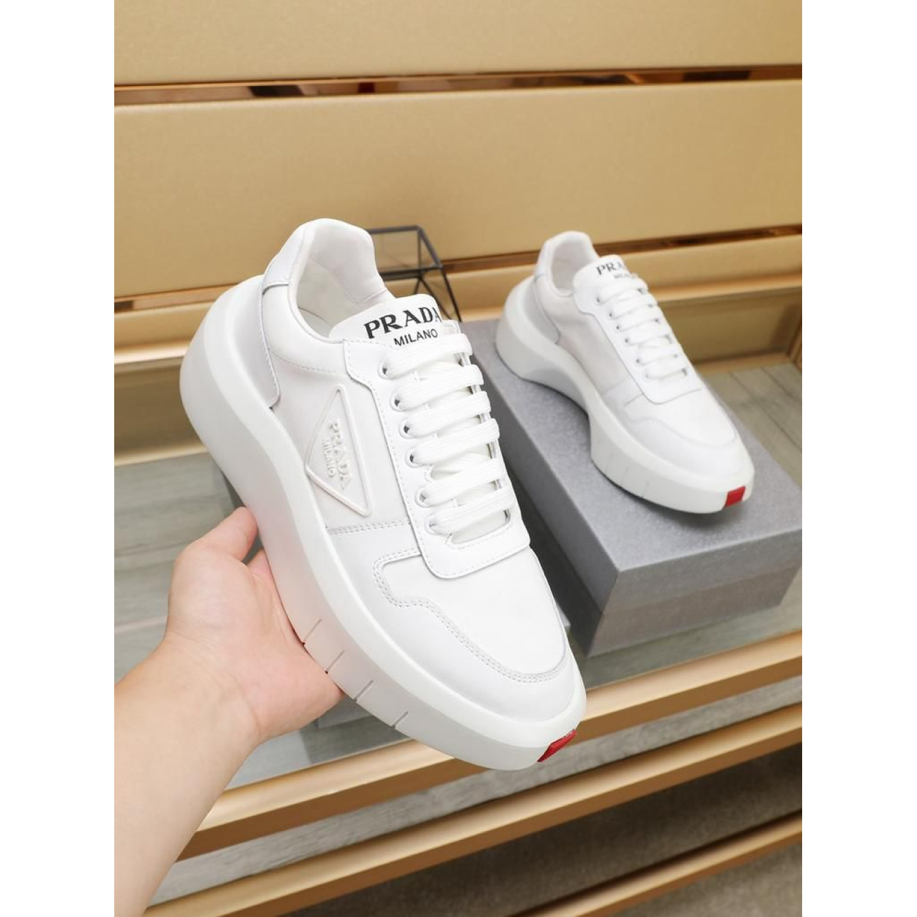 Prada White Sneakers