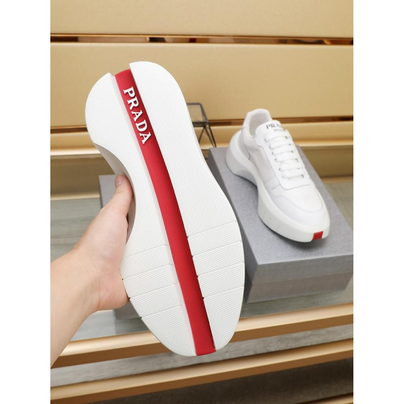 Prada White Sneakers