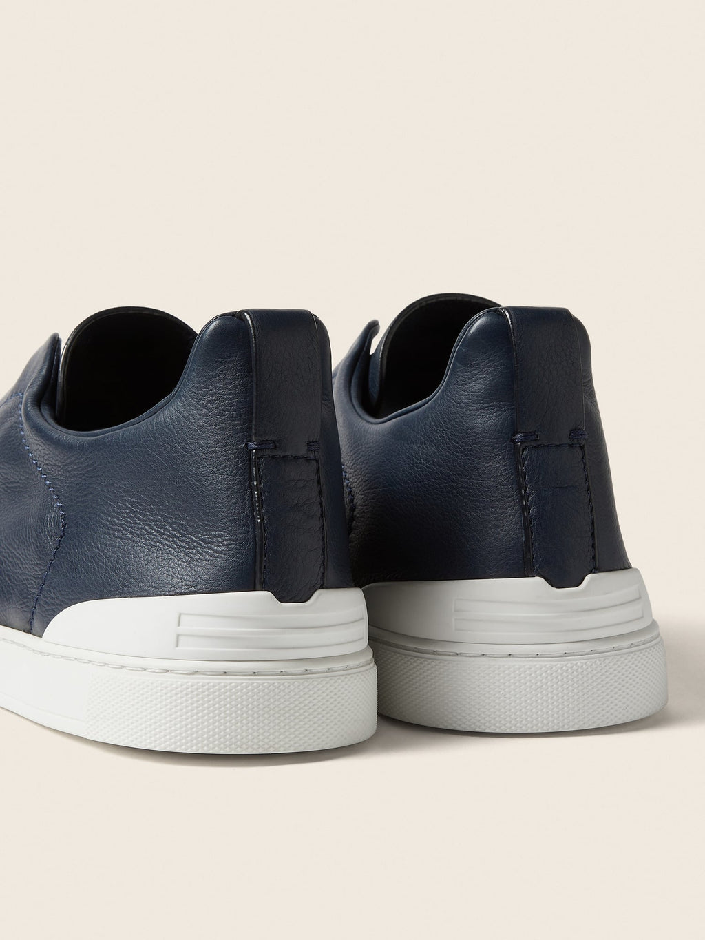 ZEGNA - BLUE TRIPLE STITCH™ SECONDSKIN SNEAKERS