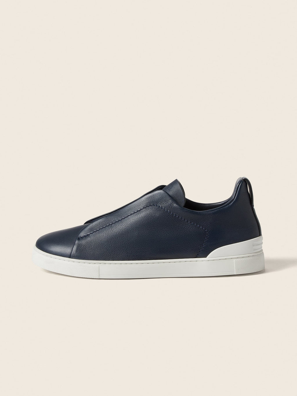 ZEGNA - BLUE TRIPLE STITCH™ SECONDSKIN SNEAKERS