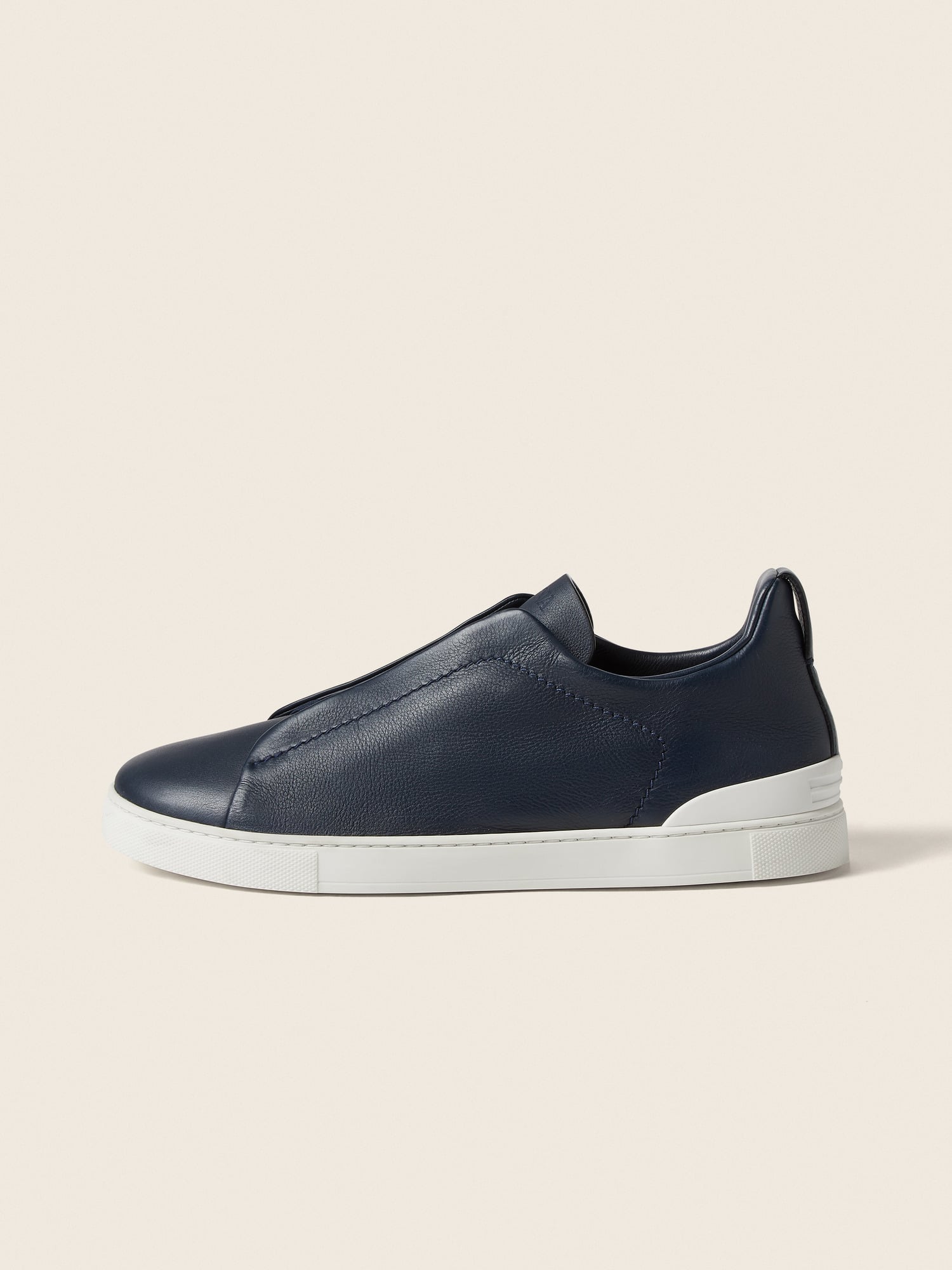 ZEGNA - BLUE TRIPLE STITCH™ SECONDSKIN SNEAKERS