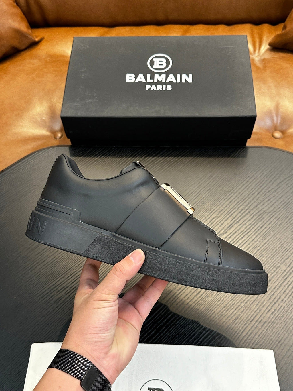 Balmain premium Black Sneakers