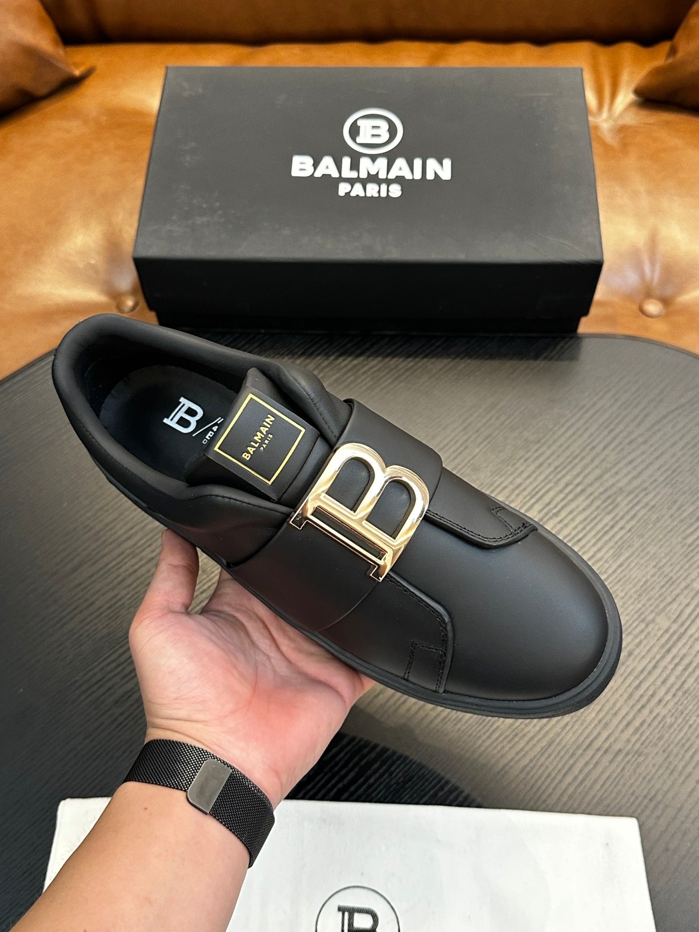 Balmain premium Black Sneakers