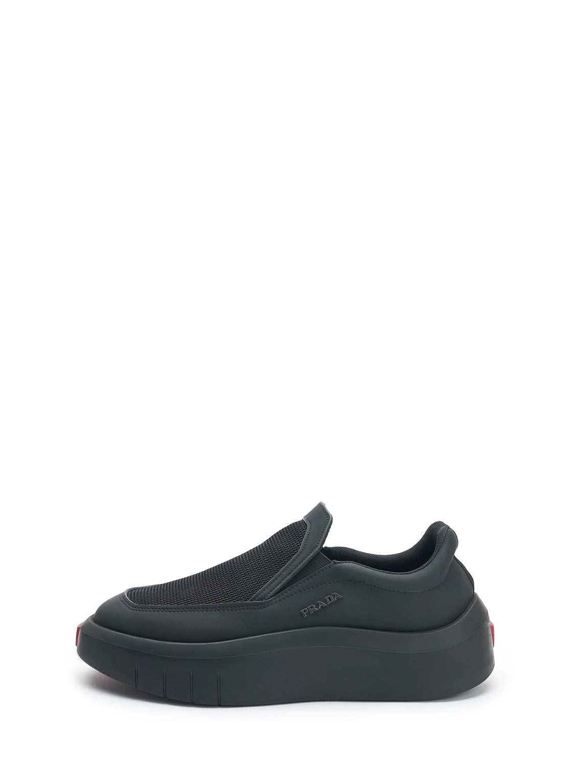 Prada Linea Rossa
Slip-On Sneakers with Mesh Upper