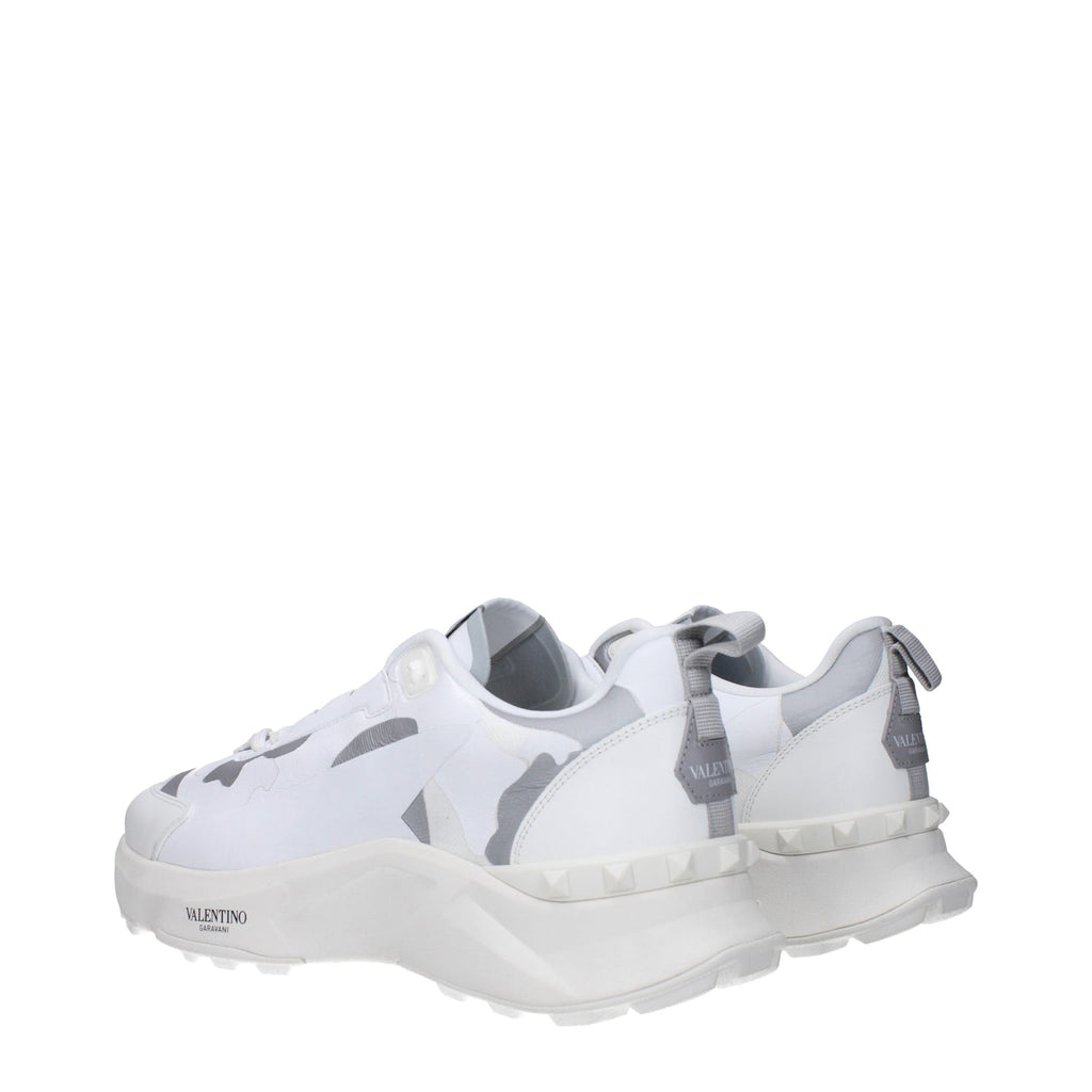 Valentino Garavani Sneakers Men Fabric White/Light Grey