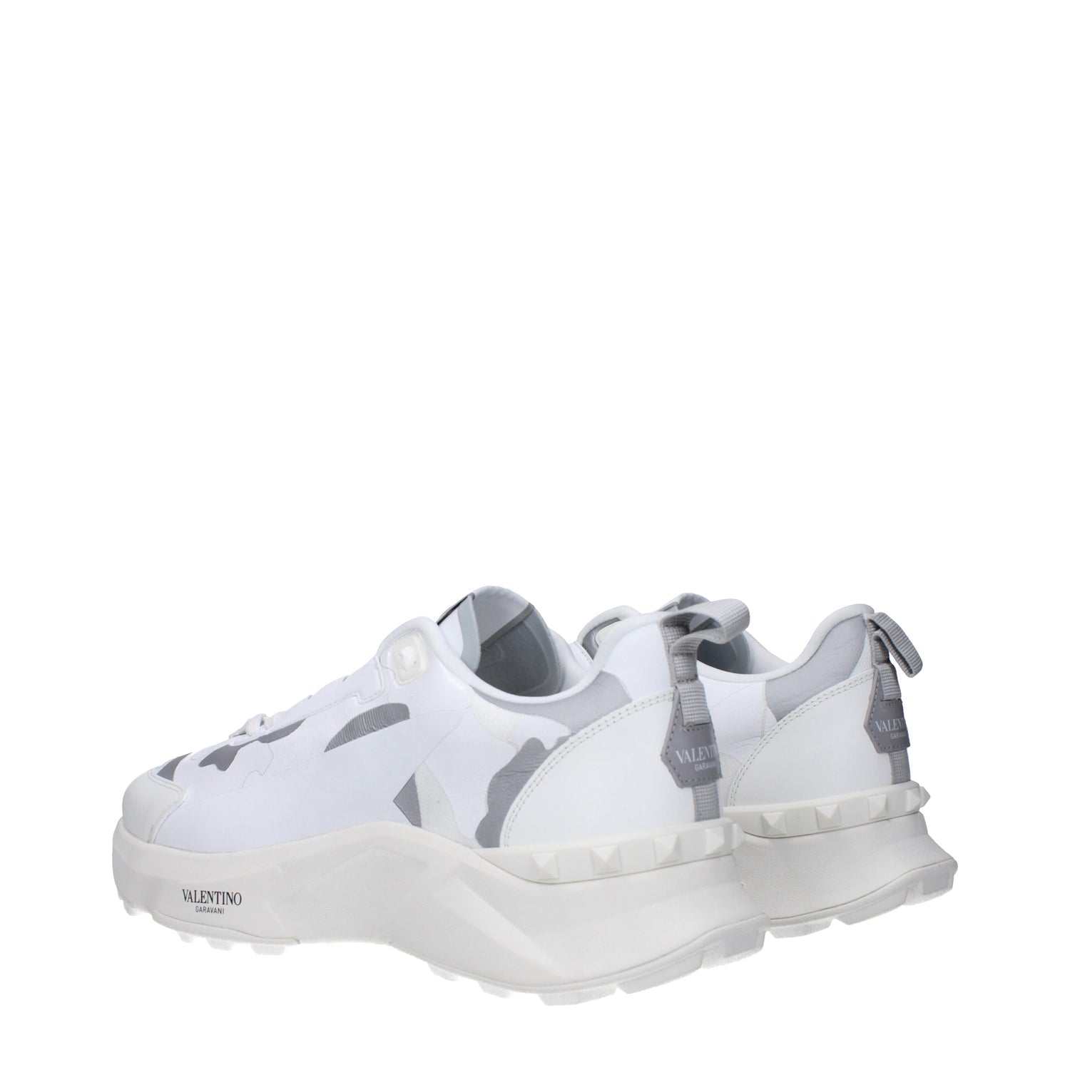 Valentino Garavani Sneakers Men Fabric White/Light Grey
