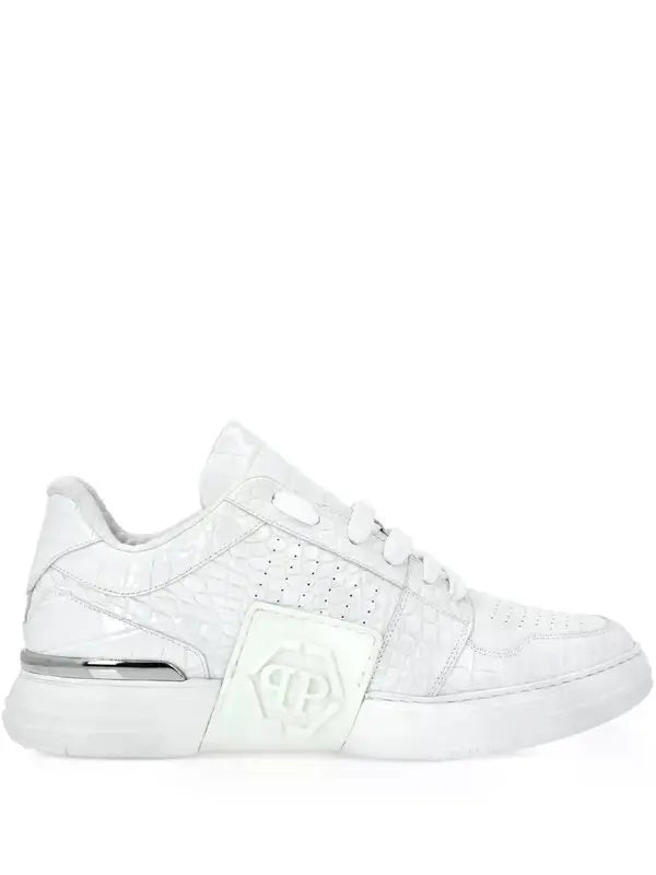 PHILIPP PLEIN 
Hexagon Lo-Top Sneakers