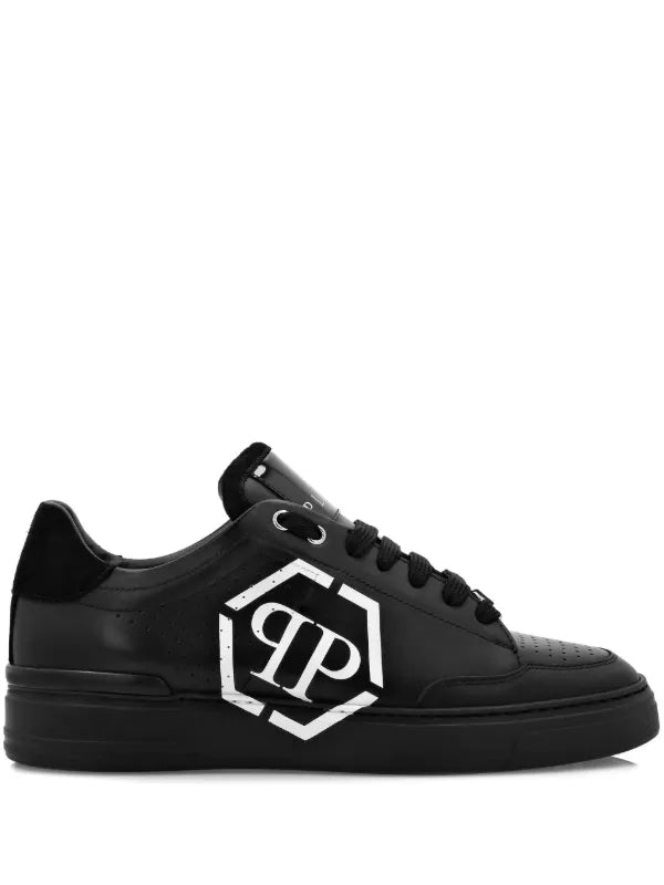 Philipp Plein
'Hexagon' leather sneakers