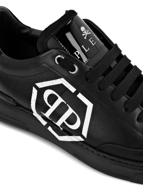 Philipp Plein
'Hexagon' leather sneakers