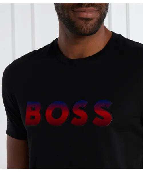BOSS
Degradé Logo T-shirt in Cotton-jersey