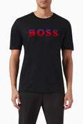 BOSS
Degradé Logo T-shirt in Cotton-jersey