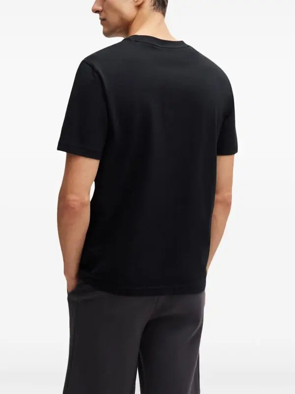 BOSS 
Graphic-Print Stretch-Cotton T-Shirt