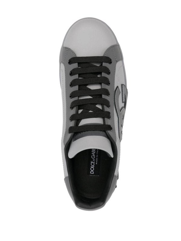DOLCE & GABBANA
Sneakers portofino grey paneled embossed