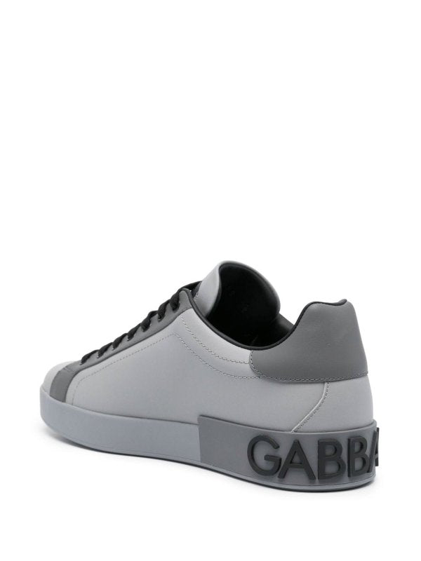 DOLCE & GABBANA
Sneakers portofino grey paneled embossed