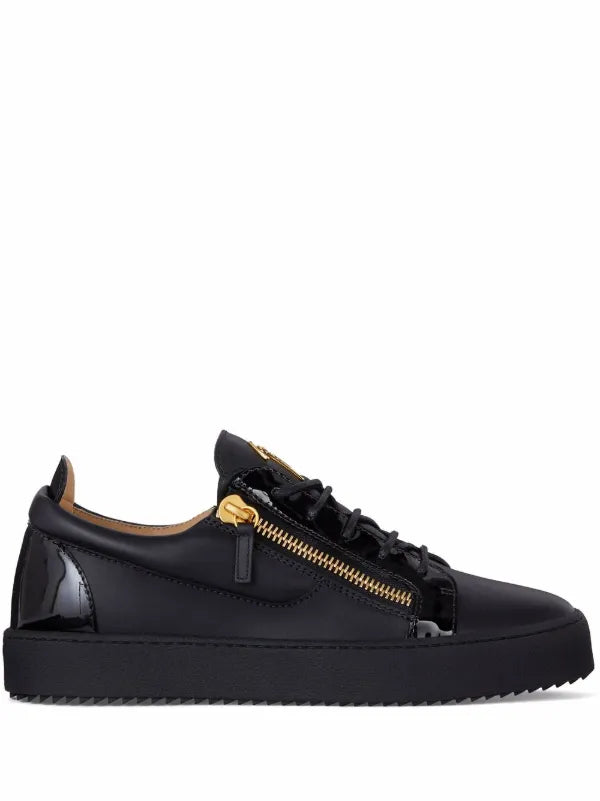 Giuseppe Zanotti
'Franky' double zip and collarless sneakers