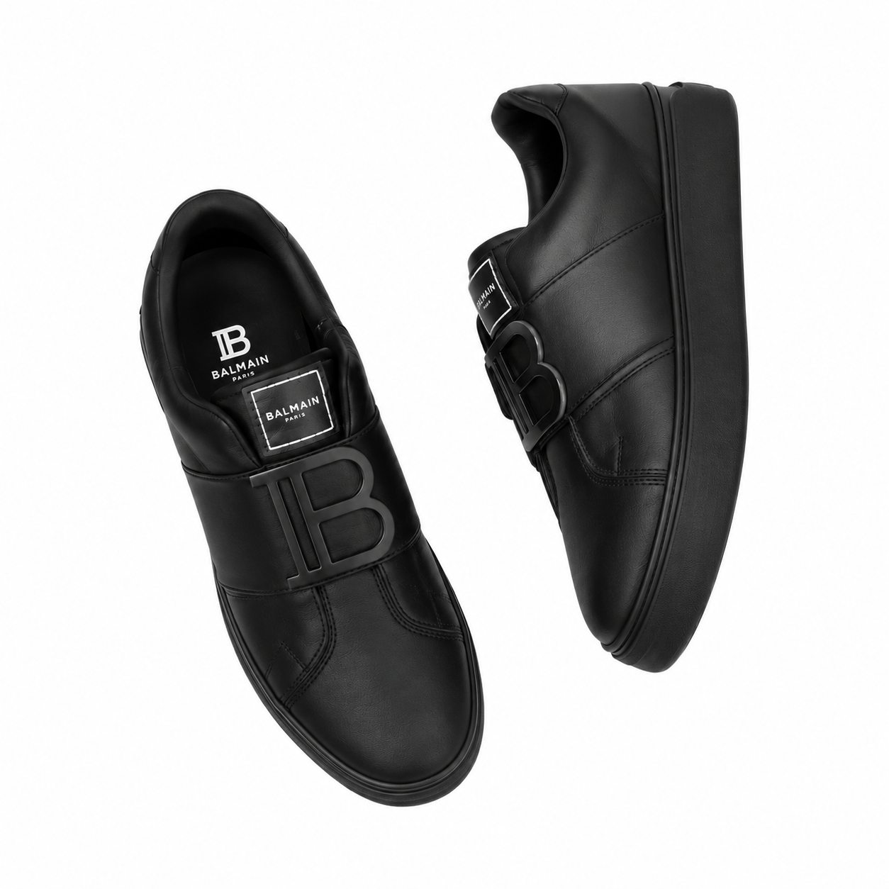 Balmain B-Strap Sneakers – Black Edition