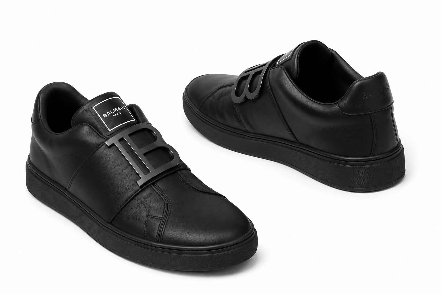 Balmain B-Strap Sneakers – Black Edition