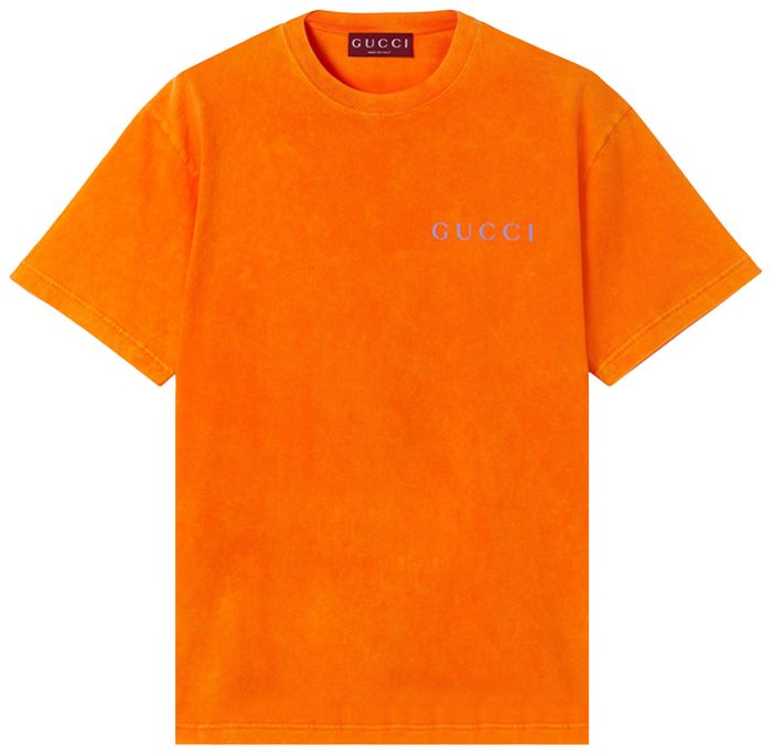 GUCCI Orange Washed T-Shirt over sized