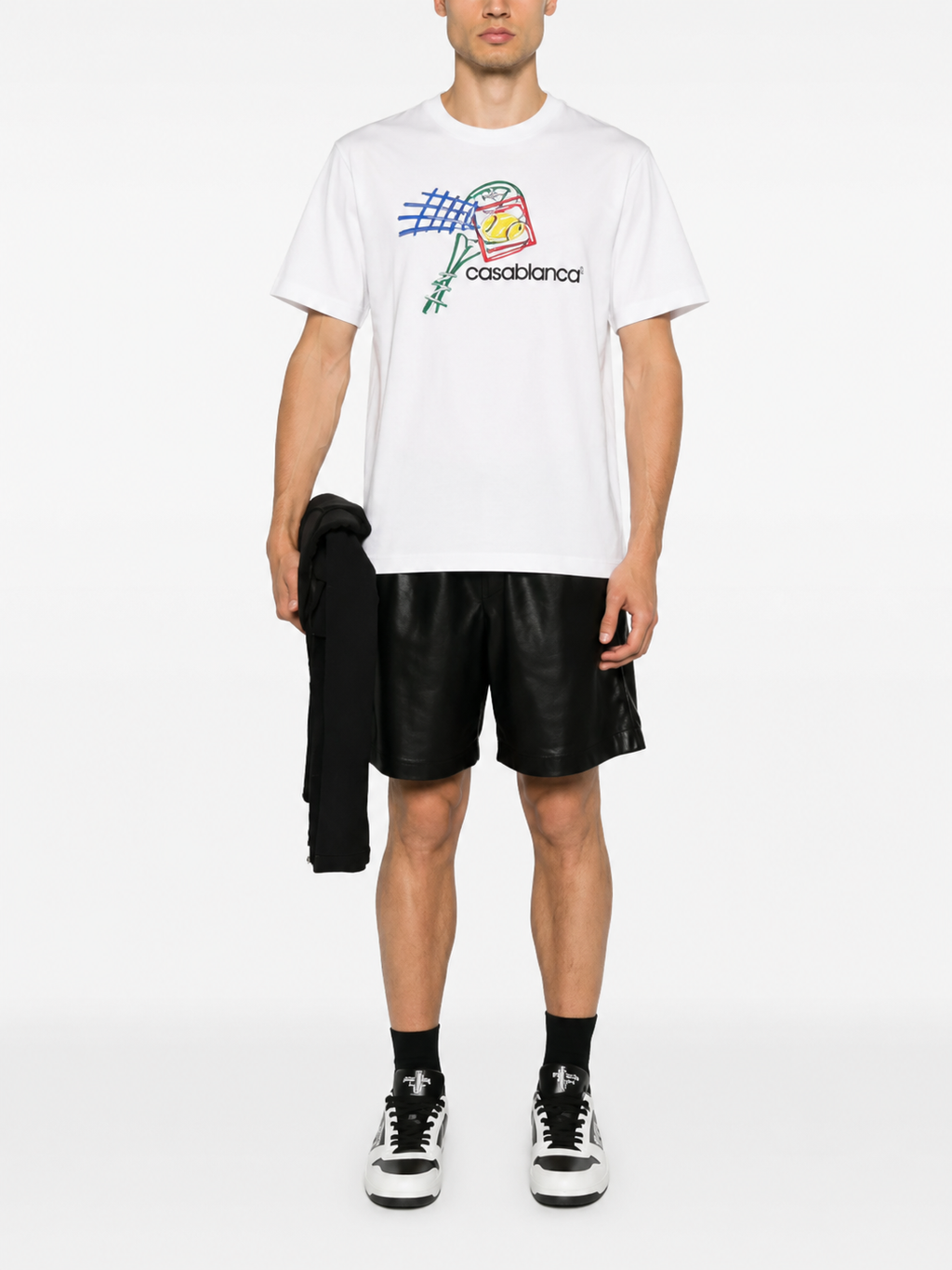 Casablanca
Crocs Do Tennis T-shirt with brand logo print - Over sized