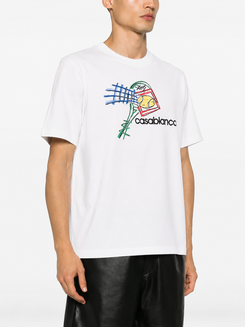 Casablanca
Crocs Do Tennis T-shirt with brand logo print - Over sized