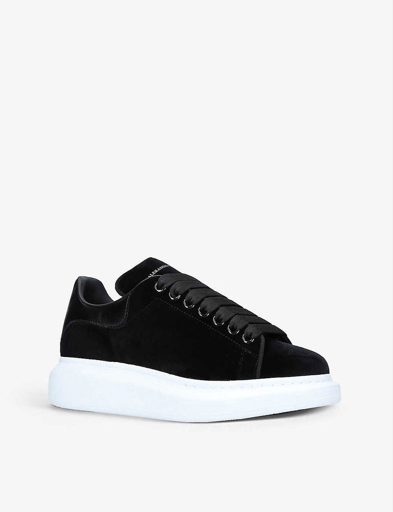 ALEXANDER MCQUEEN

Leather And Velvet Platform Trainers