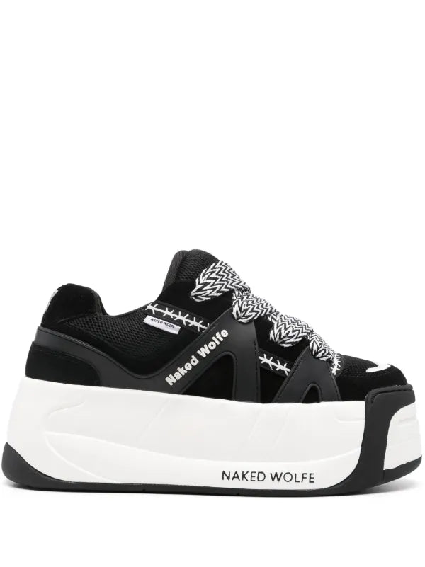 NAKED WOLFE
Leather platform sneakers