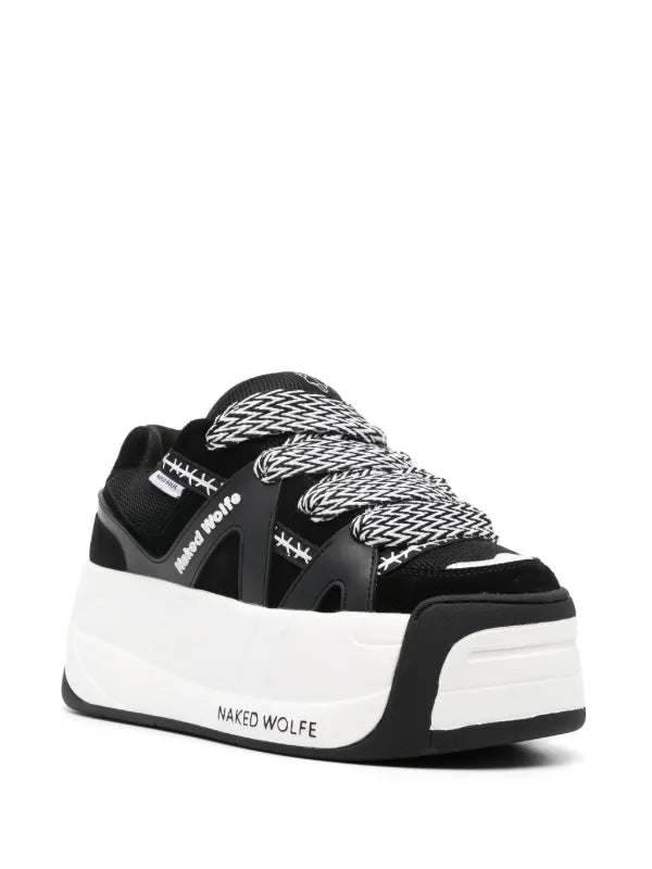 NAKED WOLFE
Leather platform sneakers