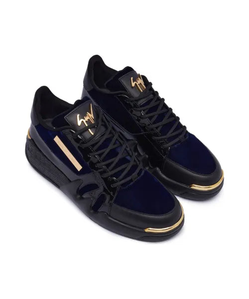 GIUSEPPE ZANOTTI- navy Leather sneakers