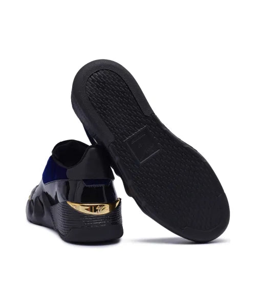 GIUSEPPE ZANOTTI- navy Leather sneakers